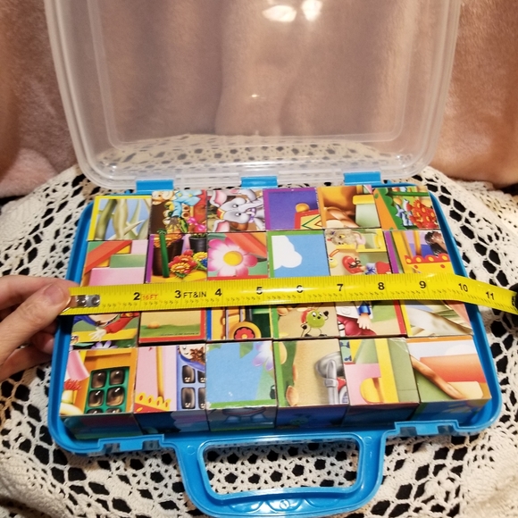 Block 6 sided puzzle in carry case - Picture 12 of 14